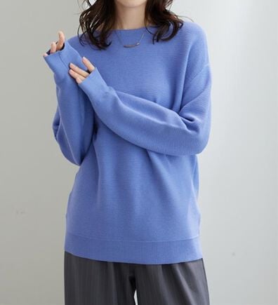 BELLUNA（ベルーナ）の「ラメ調もちもちニットプルオーバー（ニット・セーター）」