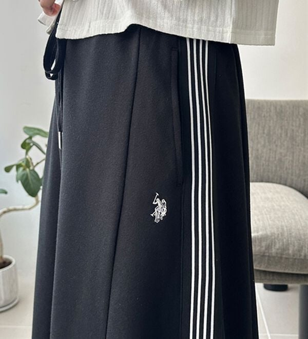 GeeRA（ジーラ）の「【ＵＳ．ＰＯＬＯ．ＡＳＳＮ】サイドラインスカート（ロングスカート）」｜詳細画像