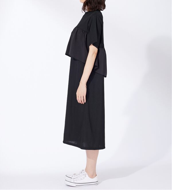 BELLUNA（ベルーナ）の「胸元フリルデザインワンピース（その他ワンピース）」｜詳細画像