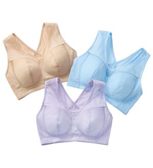 LAVIENNE（ラヴィエンヌ）の「【３色組】ムレないスキッと美姿勢ブラ（ブラジャー）」｜3色組