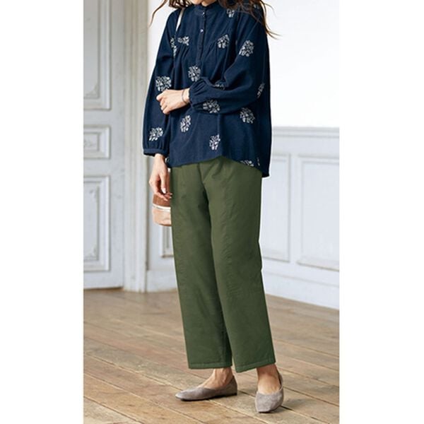 BELLUNA（ベルーナ）の「あったか中わたゆったりパンツ（ワイドパンツ・ガウチョ）」｜詳細画像