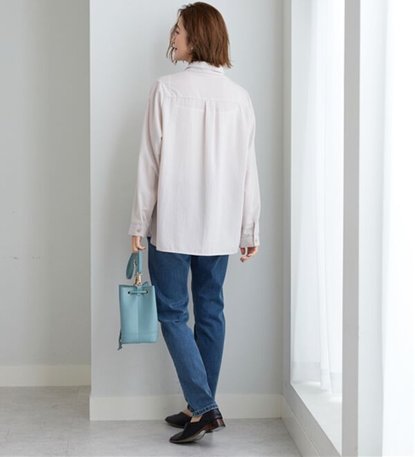 BELLUNA（ベルーナ）の「やわらかストレッチデニム素材スリムパンツ（フルレングスパンツ）」｜詳細画像