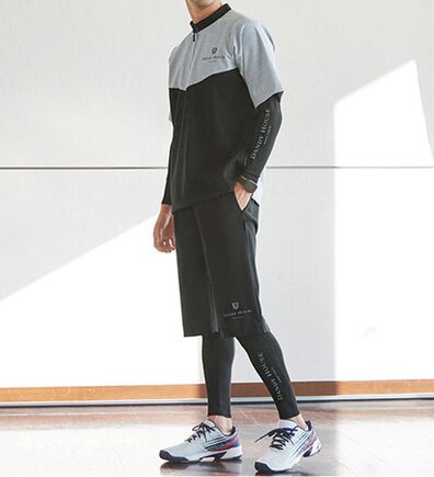 「【４点セット】＜ダンディハウス＞サウナスーツ４点セット（メンズルームウェア）」