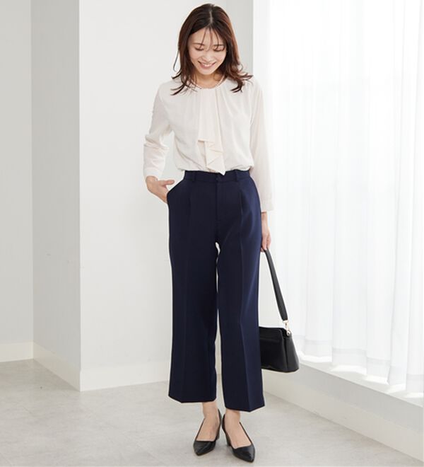 BELLUNA（ベルーナ）の「＜Ｃ／Ｓ＞センタータックワイドパンツ（ワイドパンツ・ガウチョ）」｜詳細画像