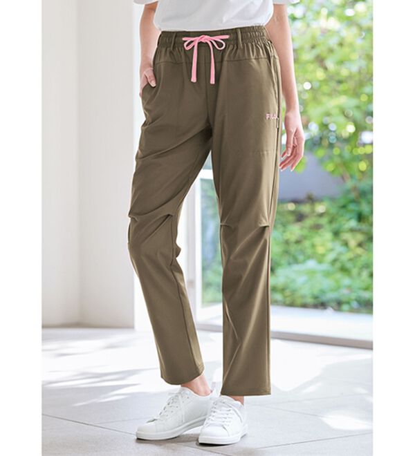 BELLUNA（ベルーナ）の「【２本組】＜ＦＩＬＡ＞ヒンヤリ！はっ水ストレッチパンツ（フルレングスパンツ）」｜詳細画像