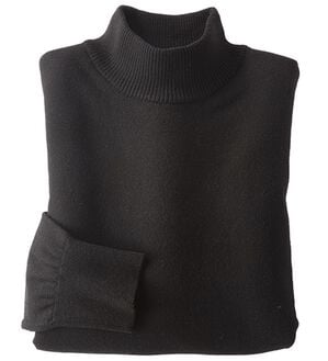 BELLUNA（ベルーナ）の「＜極み編＞肌心地ふんわりハイネックニット（ニット・セーター）」｜黒