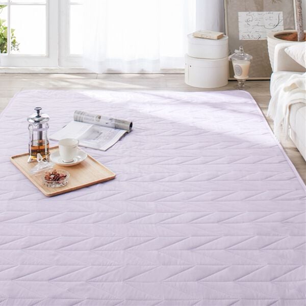 iellio（イエリオ）の「はっ水抗菌防臭ウレタン入りラグ（カーペット）」｜ラベンダーグレー