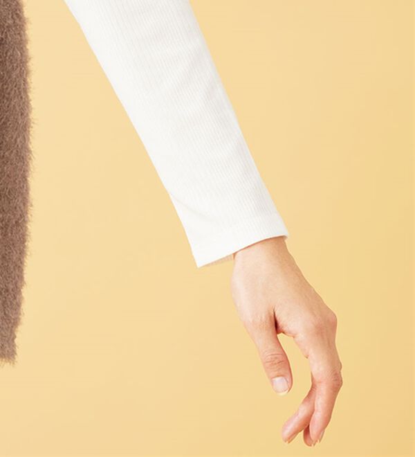 BELLUNA（ベルーナ）の「【2点セット】ラメシャギー素材ベストアンサンブル（アンサンブル）」｜詳細画像