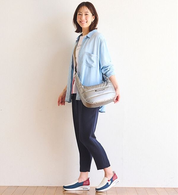 BELLUNA（ベルーナ）の「＜ＥＤＷＩＮ＞さっと履ける！牛床革エアソールスリッポン（スリッポン）」｜詳細画像