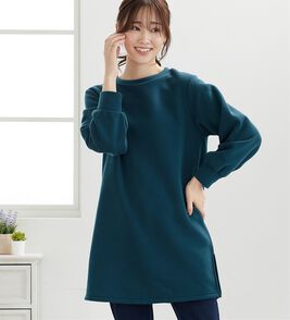 BELLUNA（ベルーナ）の「ふんわり素材軽ぽかチュニックワンピ―ス（チュニックワンピース）」