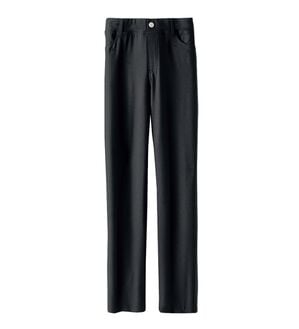 BELLUNA（ベルーナ）の「ヒンヤリなめらか！マシュマロパンツ（フルレングスパンツ）」｜黒