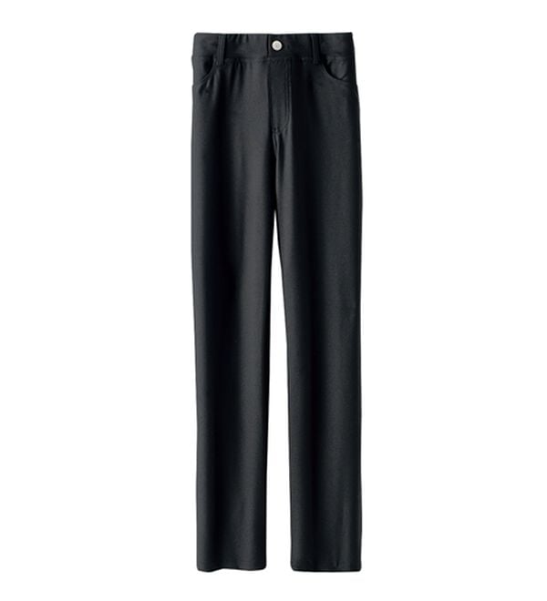 BELLUNA（ベルーナ）の「ヒンヤリなめらか！マシュマロパンツ（フルレングスパンツ）」｜黒