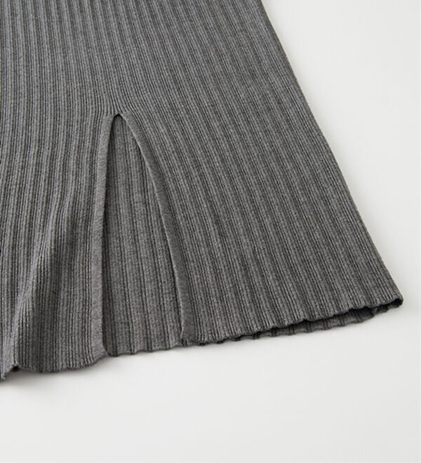 RANAN（ラナン）の「ポロカラーリブニットワンピース（ロングワンピース）」｜詳細画像