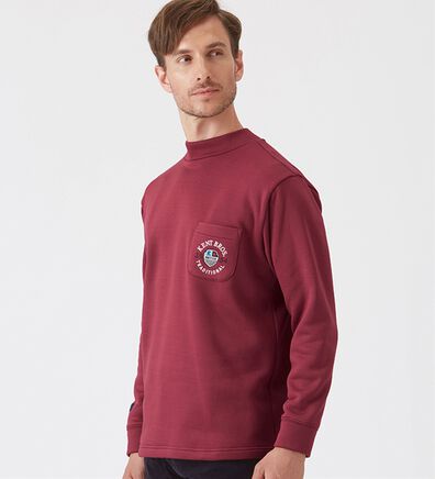 「【５枚組】裏起毛ブランドハイネック（メンズカットソー）」