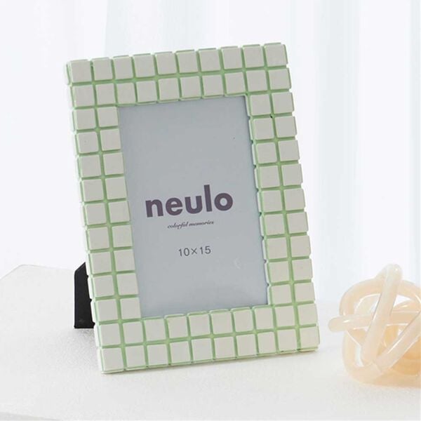 iellio（イエリオ）の「ｎｅｕｌｏ　チェック・フォトフレーム（インテリア雑貨）」｜詳細画像