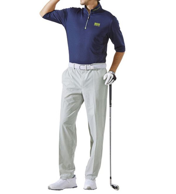 「【３本組】吸汗速乾ストレッチサッカースラックス（メンズスラックス）」｜詳細画像