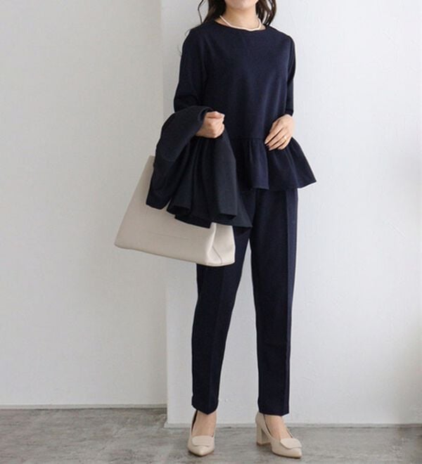 Pierrot（ピエロ）の「【選べる丈】大人のフリルセットアップ（セットアップ）」｜詳細画像