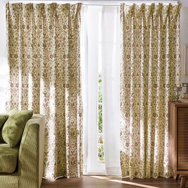 「簡単！素敵にコーディネート機能レース付『プリム』（ドレープカーテン）」｜詳細画像