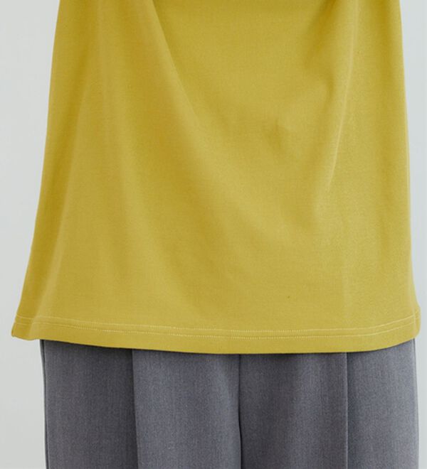 BELLUNA（ベルーナ）の「素肌想いの綿１００％シアープルオーバー（カットソー）」｜詳細画像