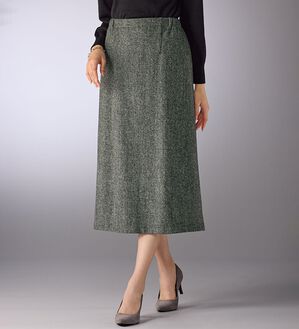 BELLUNA（ベルーナ）の「【尾州】日本製ウール混スカート（ロングスカート）」｜詳細画像