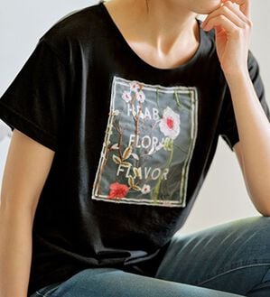 GeeRA（ジーラ）の「レディシルエットデザインＴシャツ（Tシャツ）」｜詳細画像