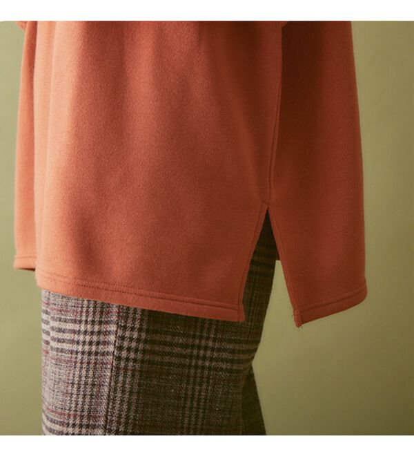 Viola e Viola（ヴィオラ エ ヴィオラ）の「あったか裏起毛Ｖネックチュニック（チュニック）」｜詳細画像