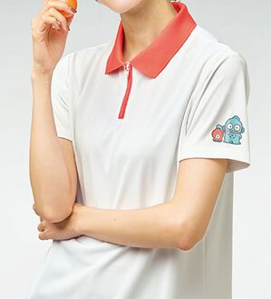 BELLUNA（ベルーナ）の「【UNDOVE】＜ハンギョドン＞配色デザインポロシャツ（ポロシャツ）」｜オフホワイト