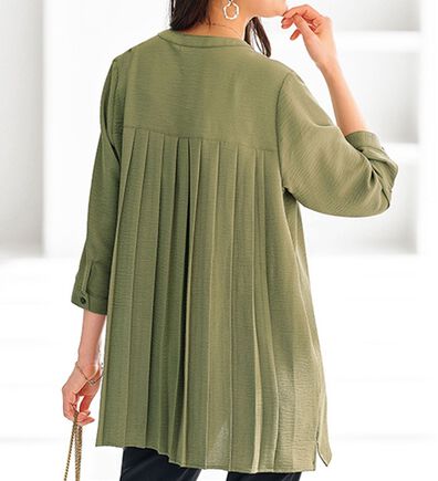 BELLUNA（ベルーナ）の「【新色追加】機能付！バックプリーツチュニック（チュニック）」