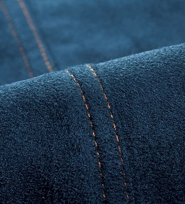 BELLUNA（ベルーナ）の「配色ステッチ使いスエード調ジャケット（ブルゾン）」｜詳細画像