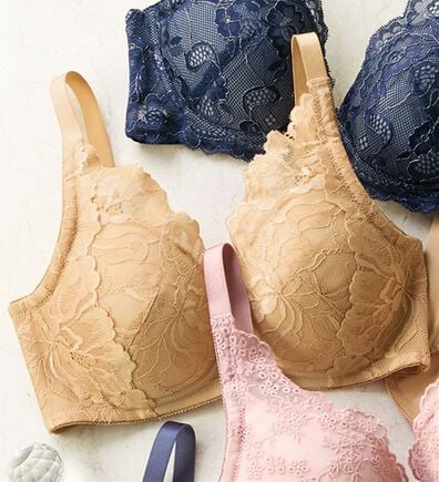 LAVIENNE（ラヴィエンヌ）の「【選べる！】プチプラノンワイヤーブラ＆ショーツ（別売）（ブラジャー）」