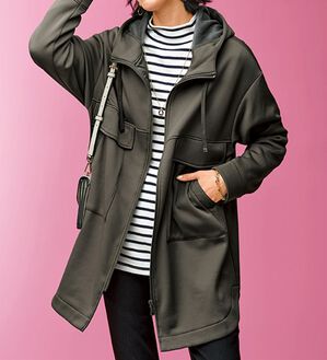 BELLUNA（ベルーナ）の「裏ファービッグポケット付フードジャケット（その他ジャケット）」｜詳細画像