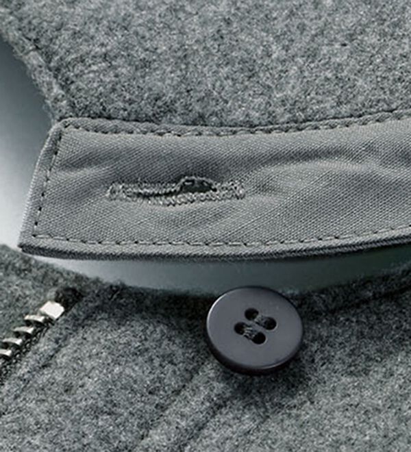 BELLUNA（ベルーナ）の「２ｗａｙ衿デザイン！ウール調素材ジャケット（ブルゾン）」｜詳細画像