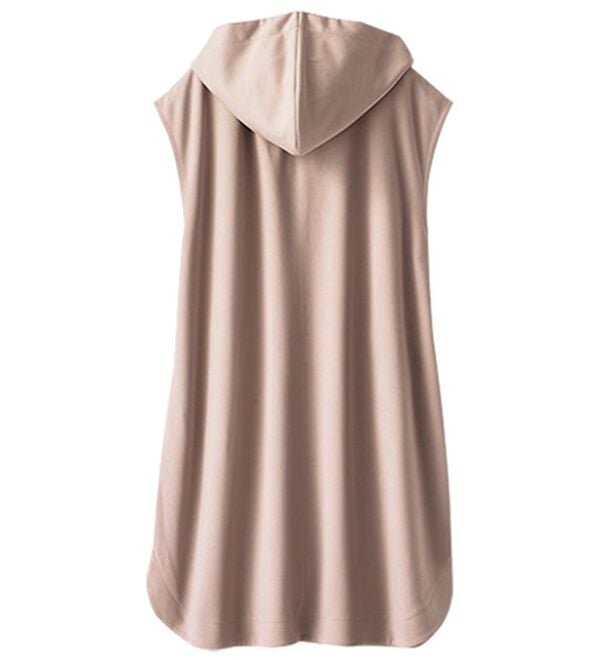 BELLUNA（ベルーナ）の「柔らかとろみ素材裾ボタンロングジレ（ジレ）」｜詳細画像