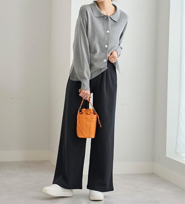 BELLUNA（ベルーナ）の「まるではく毛布！静電防止付裏ファーワイドパンツ（フルレングスパンツ）」｜詳細画像