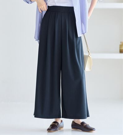 Viola e Viola（ヴィオラ エ ヴィオラ）の「楽ちんきれい美脚ワイドパンツ（ワイドパンツ・ガウチョ）」