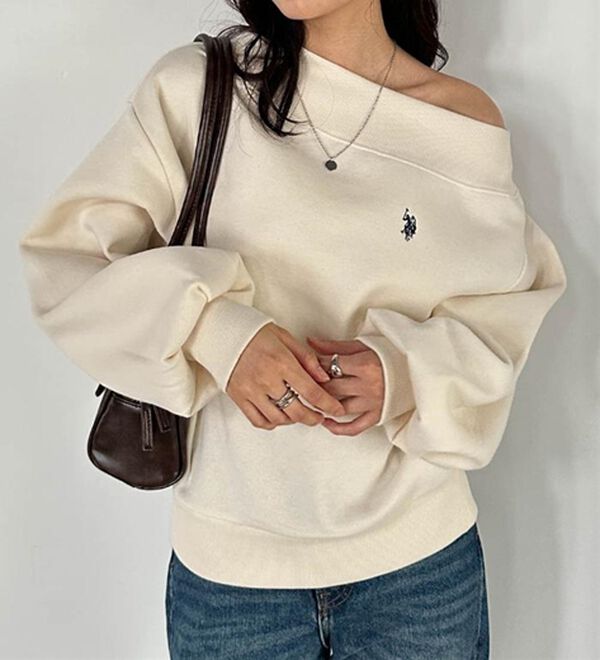 RANAN（ラナン）の「＜U.S.POLO ASSN.＞ワンショルスウェット（トレーナー・スウェット）」｜詳細画像
