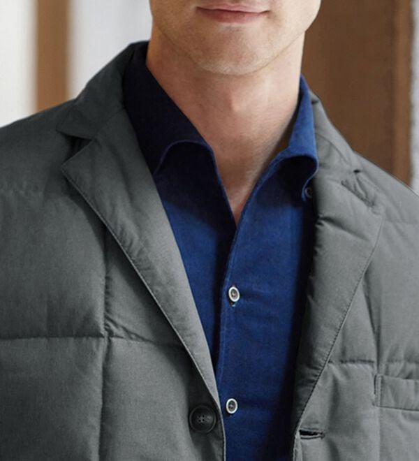 「こだわり品質！丸八真綿ダウンレイヤードコート（メンズコート）」｜詳細画像