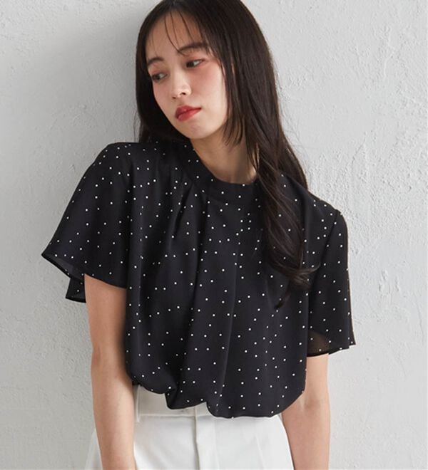 RANAN（ラナン）の「【新色追加】機能付タックデザインブラウス（ブラウス）」｜詳細画像