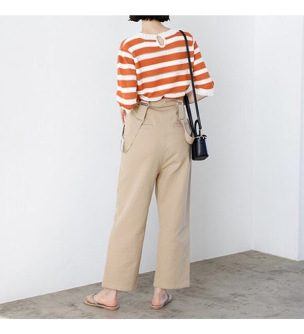 GeeRA（ジーラ）の「透かし編ボーダーサマーニット（ニット・セーター）」｜詳細画像