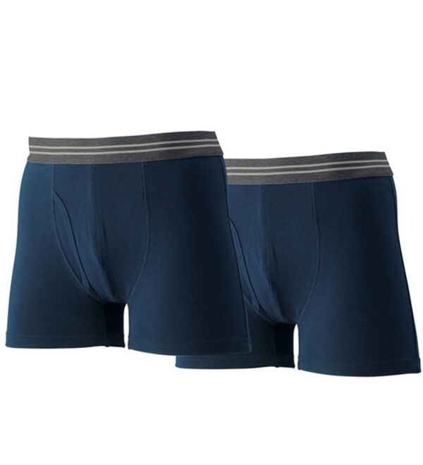 「【７枚組】＜コムルヴァン・オム＞高品質なサスティナブル綿素材ボクサーパンツ（メンズボクサーパンツ）」｜詳細画像