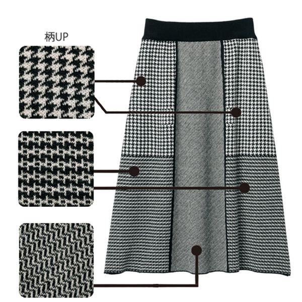 RANAN（ラナン）の「編柄切替ニットセットアップ（ニット・セーター）」｜詳細画像