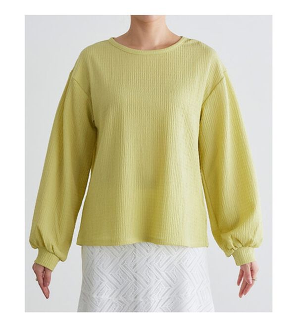 Pierrot（ピエロ）の「デザインが選べるジャガードカットソー（カットソー）」｜詳細画像