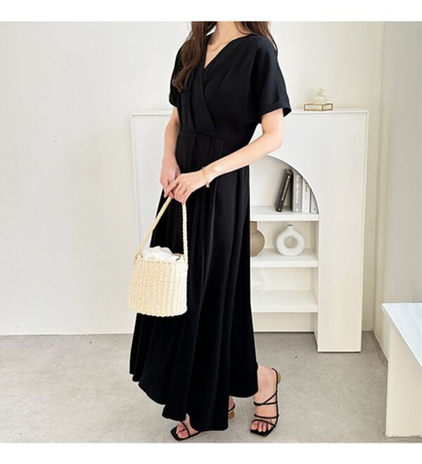 GeeRA（ジーラ）の「カシュクールフレアーワンピース（その他ワンピース）」｜詳細画像