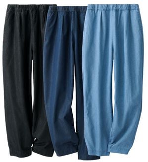 LAVIENNE（ラヴィエンヌ）の「【３本組】腰回りゆったりデニムモンペ（その他パンツ）」｜詳細画像