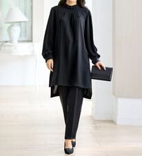 BELLUNA（ベルーナ）の「日本製素材！フォーマルセットアップ（ブラックフォーマル（喪服・礼服））」