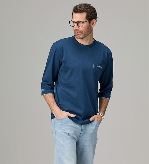 「【５色組】＜ダンロップ・リファインド＞品質自慢のベーシックＴシャツ（メンズＴシャツ）」｜詳細画像