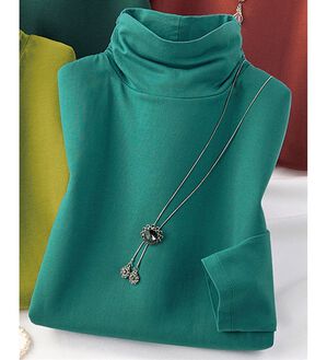 ルフラン（ルフラン）の「コットンシルクプルオーバー（カットソー）」｜エメグリーン