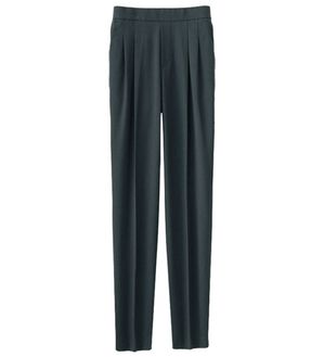 BELLUNA（ベルーナ）の「＜ＳＯＬＯＴＥＸ（Ｒ）＞美脚テーパードパンツ（テーパードパンツ）」｜黒