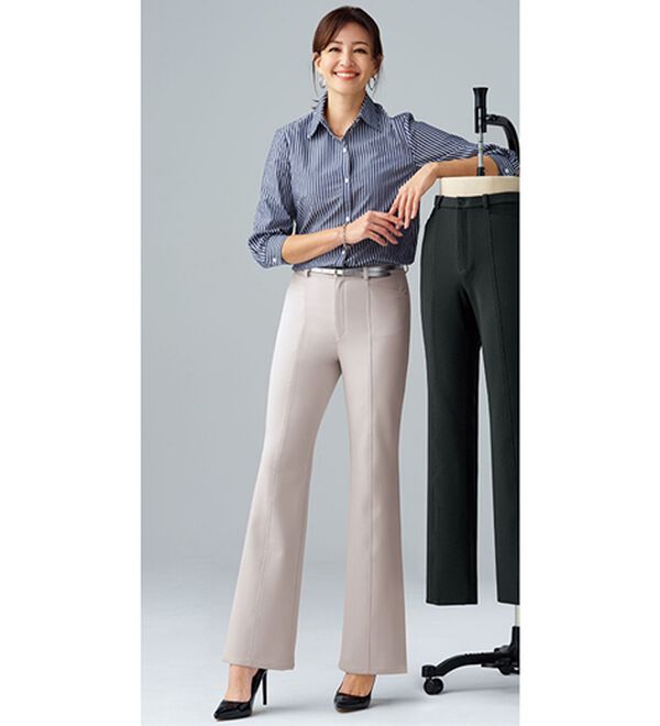 BELLUNA（ベルーナ）の「ヒンヤリ冷感！ハイテンション美脚パンツ（フルレングスパンツ）」｜詳細画像