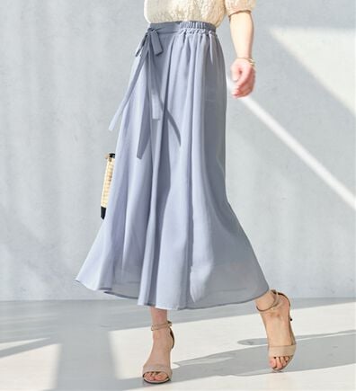 alotta（アロッタ）の「ふんわりシフォンワイドパンツ（ワイドパンツ・ガウチョ）」